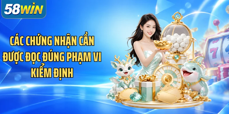 Các chứng nhận cần được đọc đúng phạm vi kiểm định